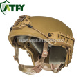 Casco balístico multipropósito de tácticas militares Kevlar CP Casco a prueba de balas CP